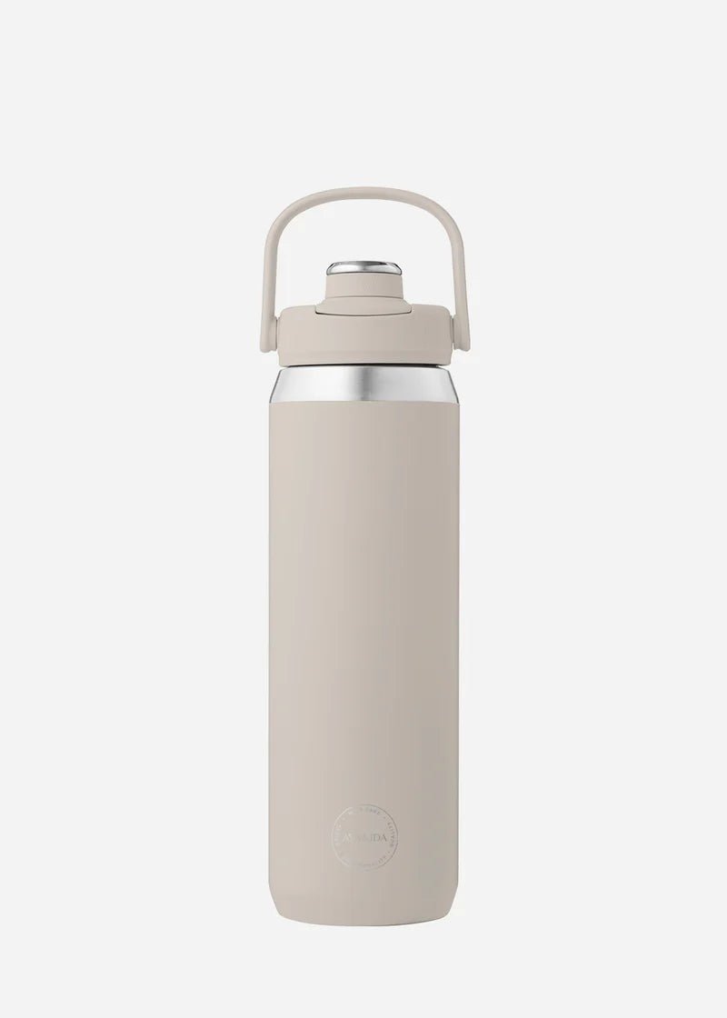 Cremefarvet sportflaske 700ml fra REN LYKKE