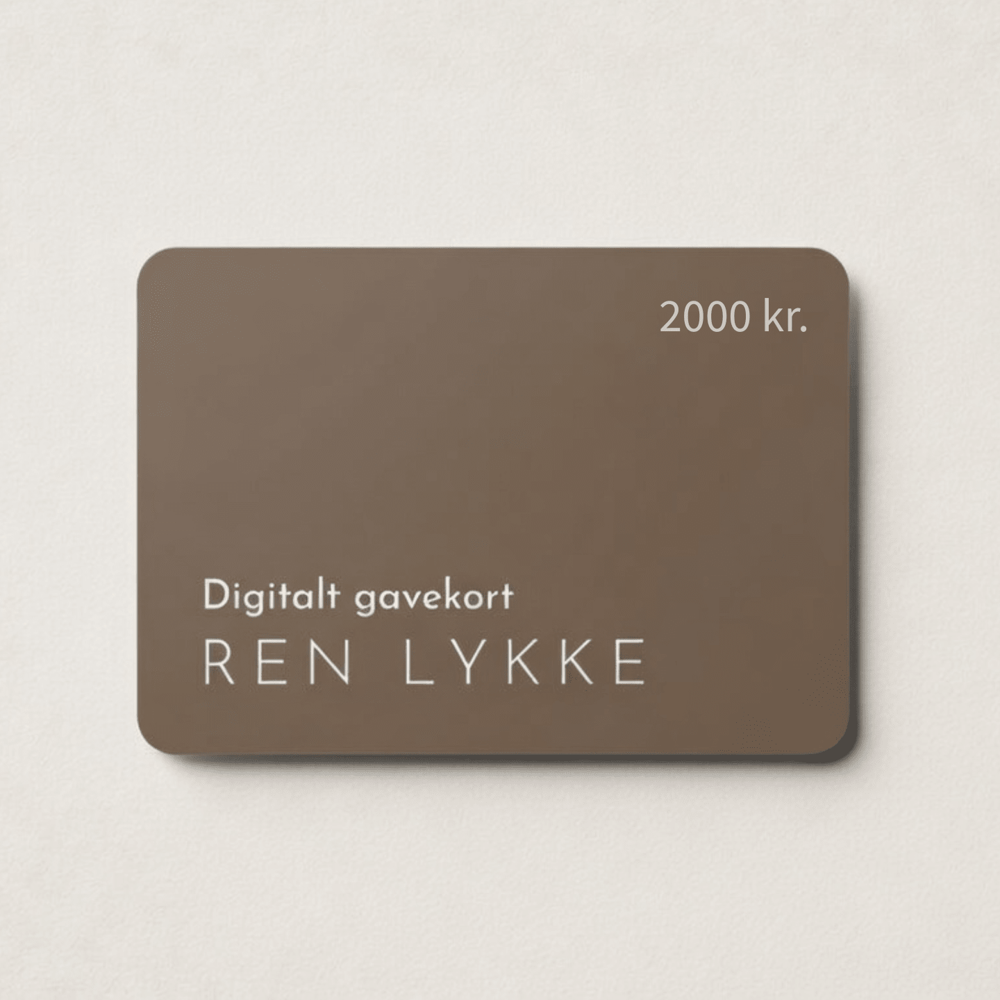 Gavekort